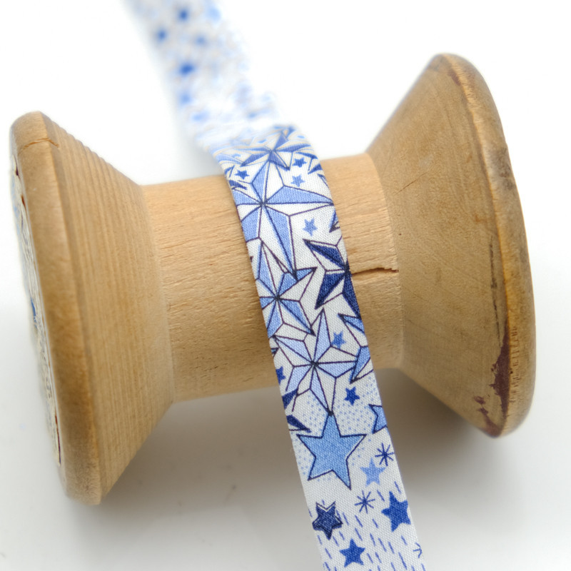 Liberty Fabrics Adelajda D Blue Bias Tape - Maison Klem